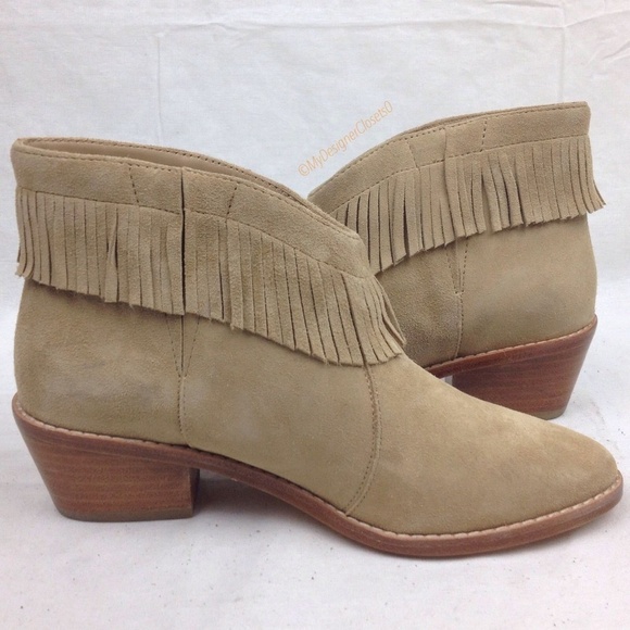 JOIE Loren Fringe Bootie sz 36 - Picture 3 of 8